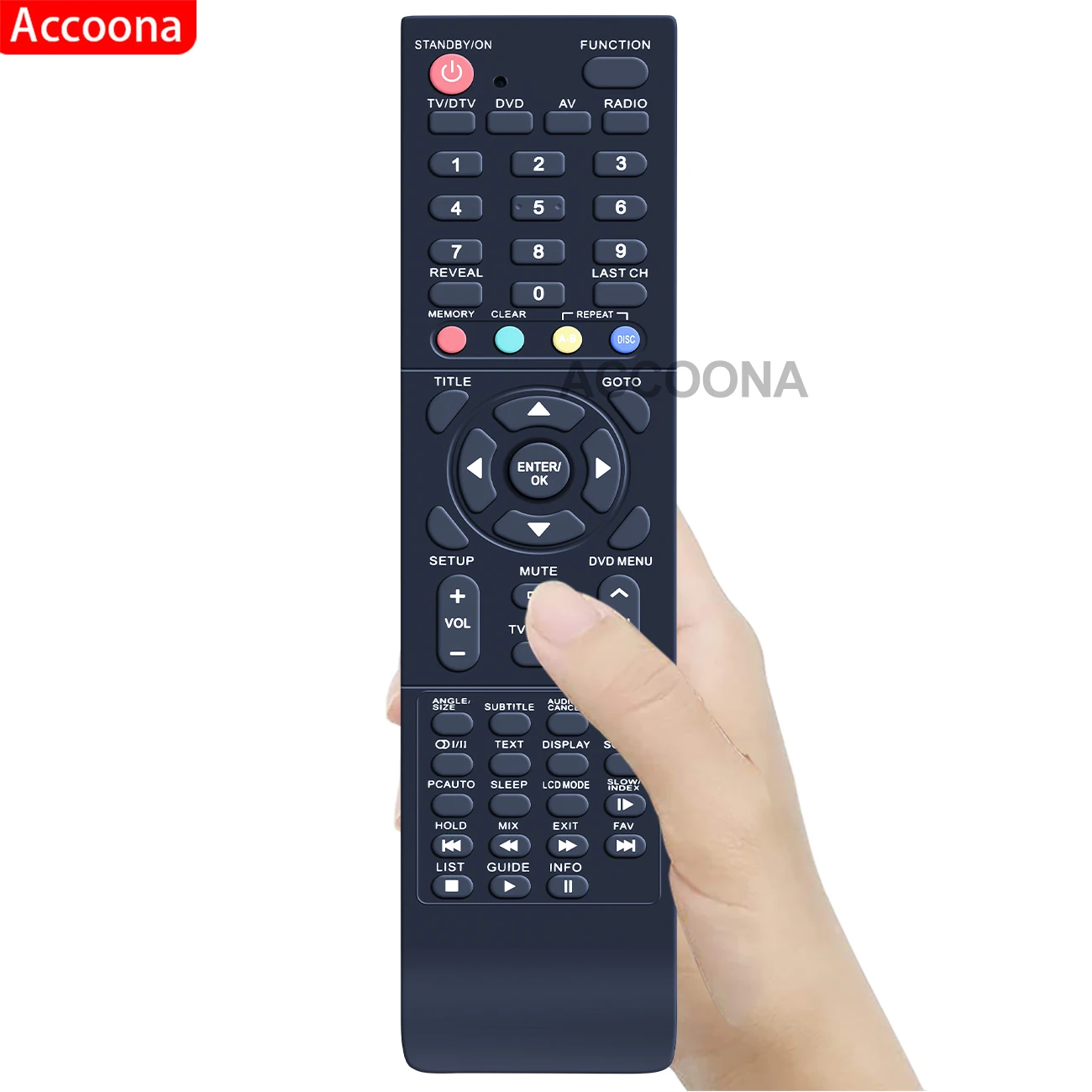 Remote control for Alba VARI BUSH BTVD-03 BTVD31217S2  ATVD91186P BTVD91186P Tv