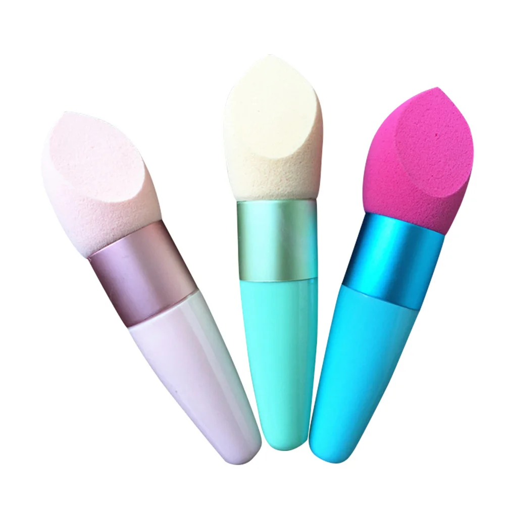 Éponge de maquillage à tête de champignon pour femmes, correcteur de crème de fond de teint en Silicone de qualité supérieure, liquide facile à nettoyer