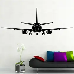 Airplane Wall Stickers Home Decor Aircraft Art Wall Decals Decoration Kids Room Bedroom Sticker Removable Wallpaper