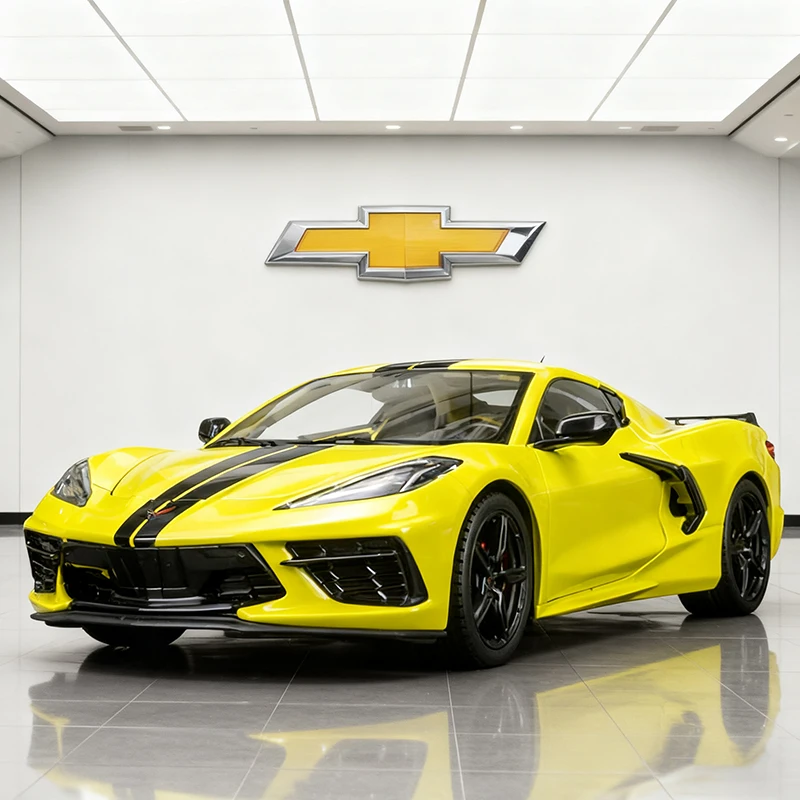 

Maisto 1:24 Chevrolet Corvette Stingray Coupe, легкосплавный автомобиль, литье под давлением и игрушечный транспорт, модель автомобиля, миниатюрная масштабная модель автомобиля для детей