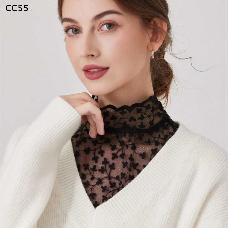 colarinho-falso-preto-com-petalas-delicadas-destacavel-estilo-lapela-renda-removivel-fino-e-transparente-para-mulheres〔cc55〕