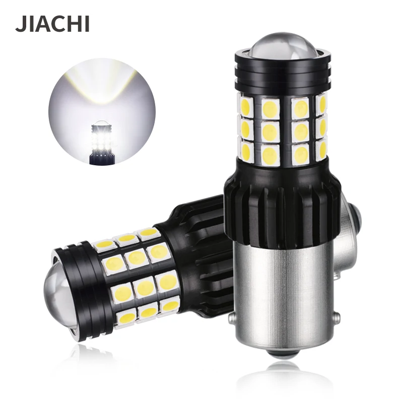 JIACHI Wholesale 100PCS Super Bright 1157 BAY15D P21/5W 1156 BA15S BAU15S Led Bulbs Lamp Tail Turn Brake Backup Lights DC12V-24V