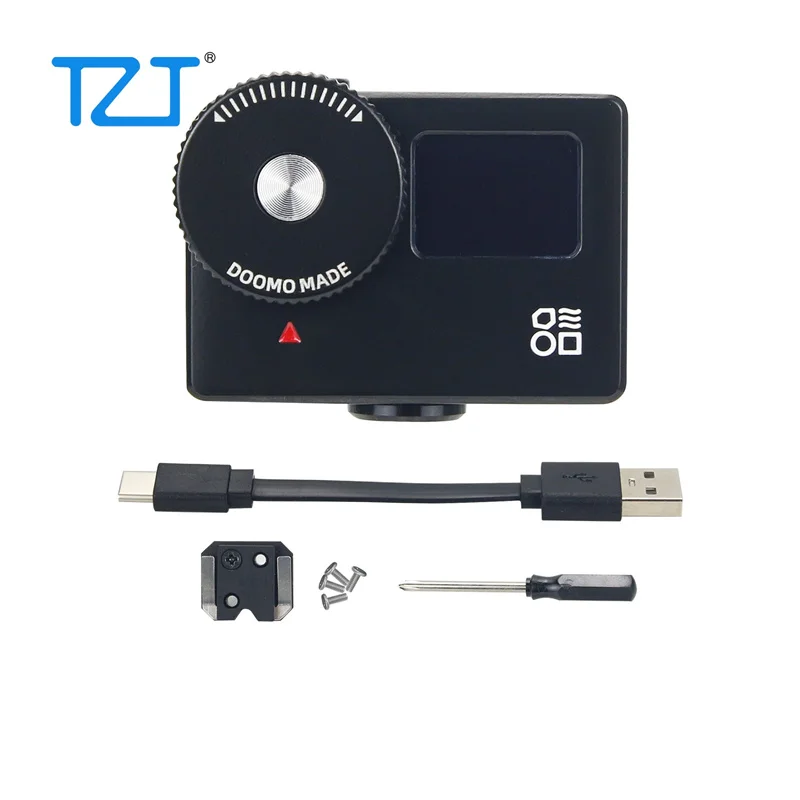 Tzt doomo Meter S photography เครื่องวัดแสงขนาดเล็กพร้อม0.66 "OLED Silver หรือ Black