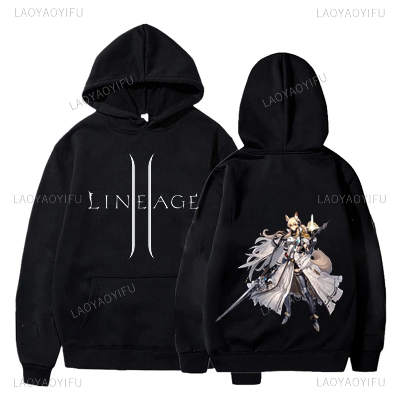 Classic Casual   Anime Game  LINE AGE  Autumn winter Trend  Fashion Hot Sale Unisex Pullover Hoodies