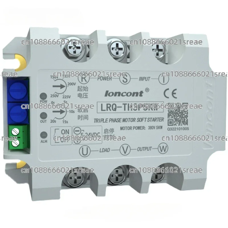 3 Phase Motor Soft Starter Online Slow Start Module Solid State Relay Decompression and Step-Down Controller 5KW8KW15KW22KW