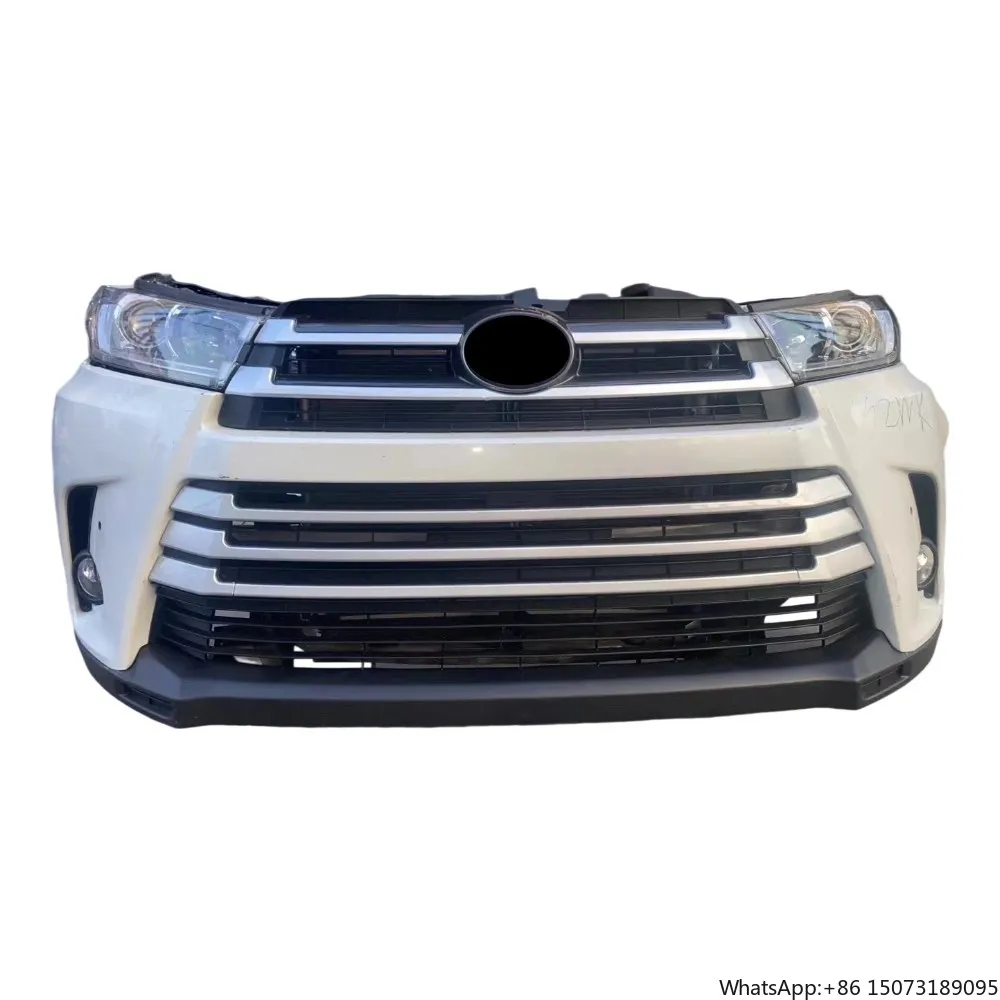 

For Highlander 2018 Original Quality Car Bumpers Front Bumper with Headlights Car Parts Car Body Auto Accessories