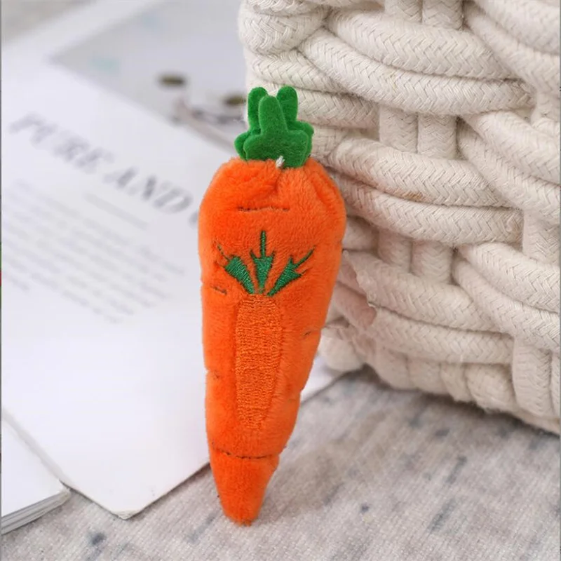 Chaveiro de pelúcia multicolorido de frutas e vegetais, pingentes de 7-11cm, brinquedos de pelúcia, boneca para crianças, chaveiro de algodão pp macio, presente