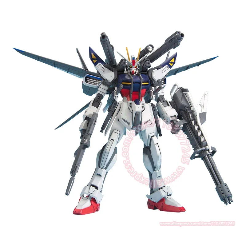 BANDAI SEED FRAME ASTRAYS MG 1/100 Strike Gundam E+IWSP Trendy Figure Collection Ornaments Animation Peripheral Children's Toys