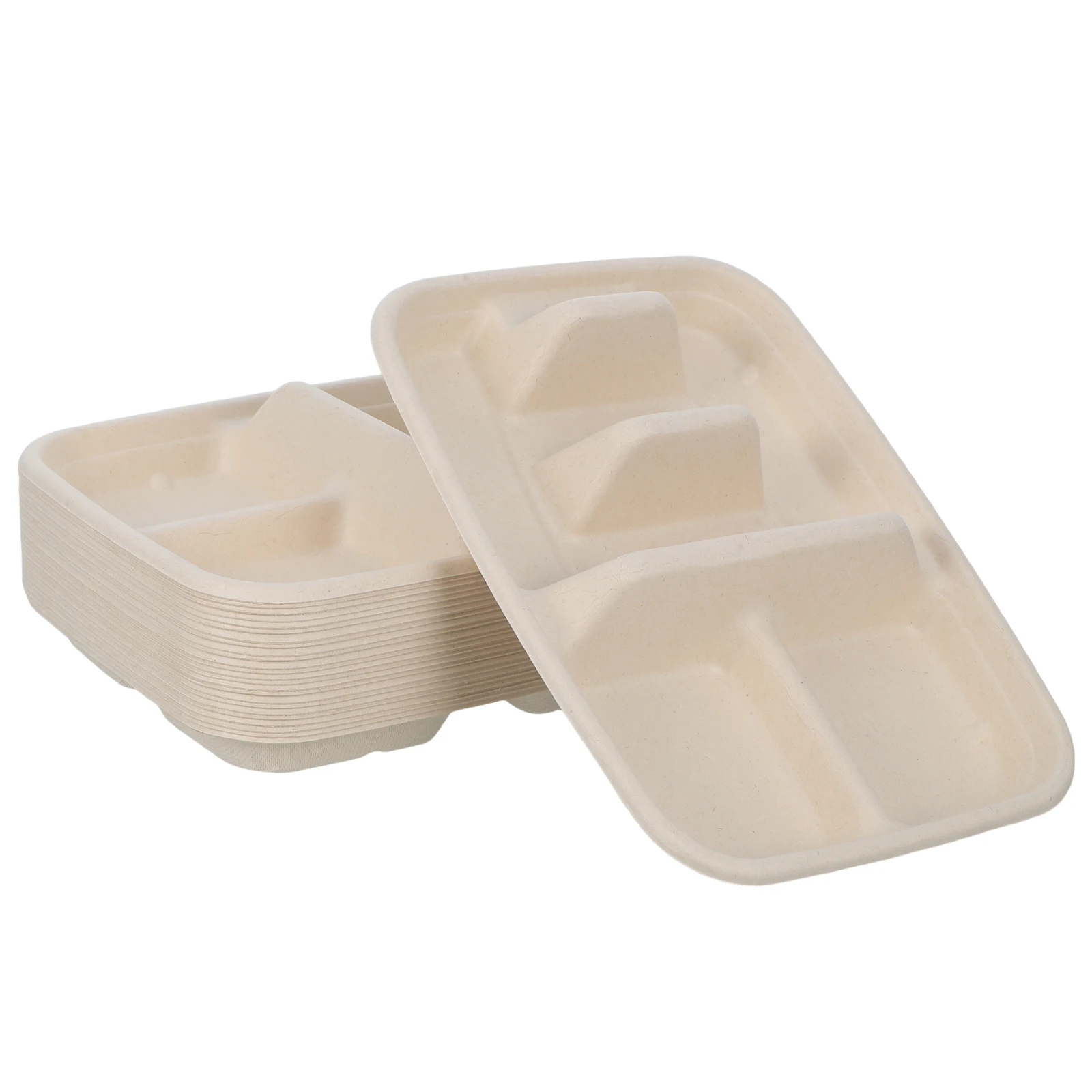 

25 Pcs Tortilla Bracket Mexican Food Paper Trays Taco Plates Holder Mexico Stands Serving Platter with Dividers Tortillas