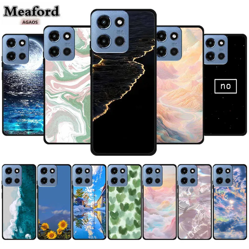 Capa para motorola g 5g 2025 amortecedor macio tpu silicone capa traseira dos desenhos animados casos de telefone para motorola moto g 5g 2025 fundas coque