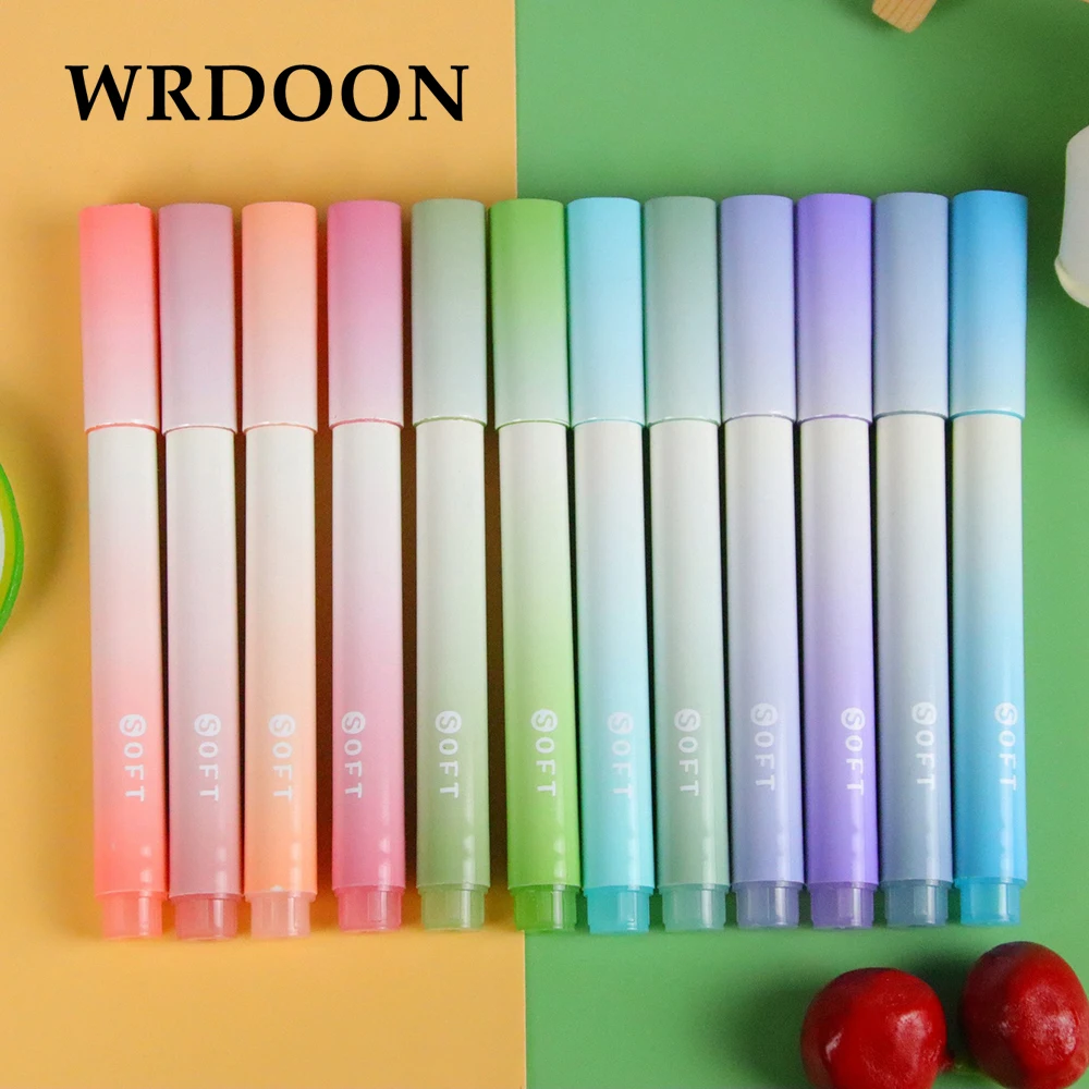 

4pcs Gradient Color Gel Pens Set Sweet Style Good-looking Pens for Writing Student Stationery Supplies Office Accessories