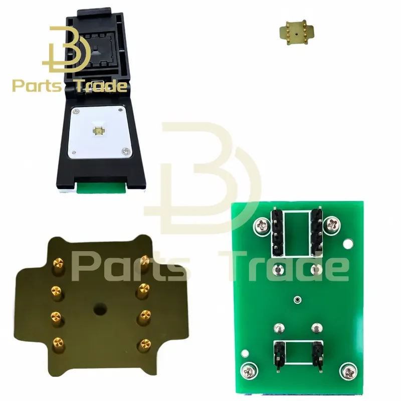 Universal QFN8 WSON8 USON8 DFN8 2x3 4x3 4x4 IC Socket Adapter for SPI NAND NOR Flash with High-end Spring Probe