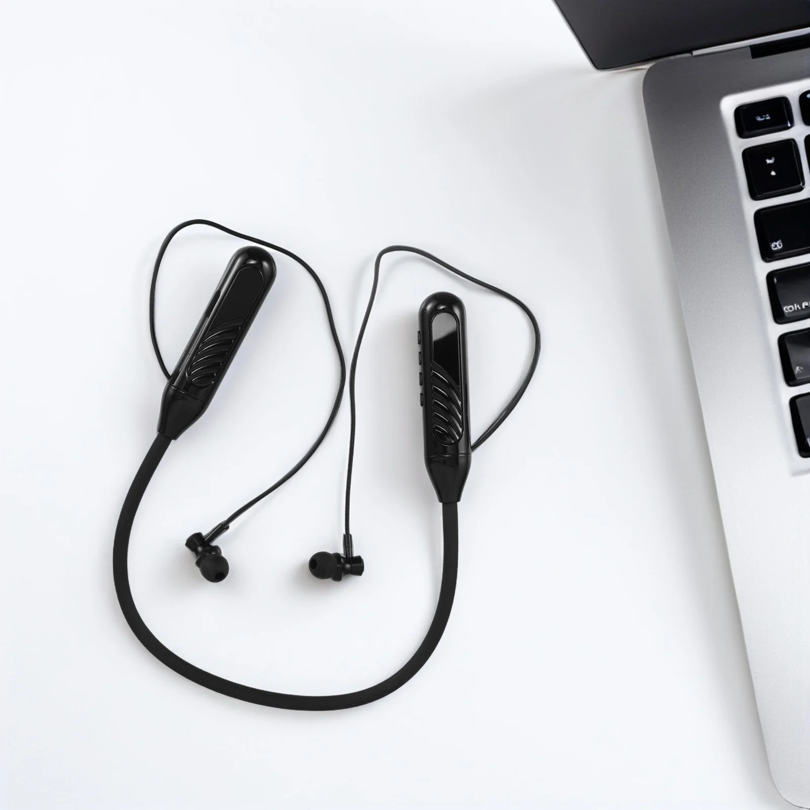 

Wireless Neckband Earphones Sports Headphones Card Slot Digital Display Long Playtime Sound Headphones Wireless