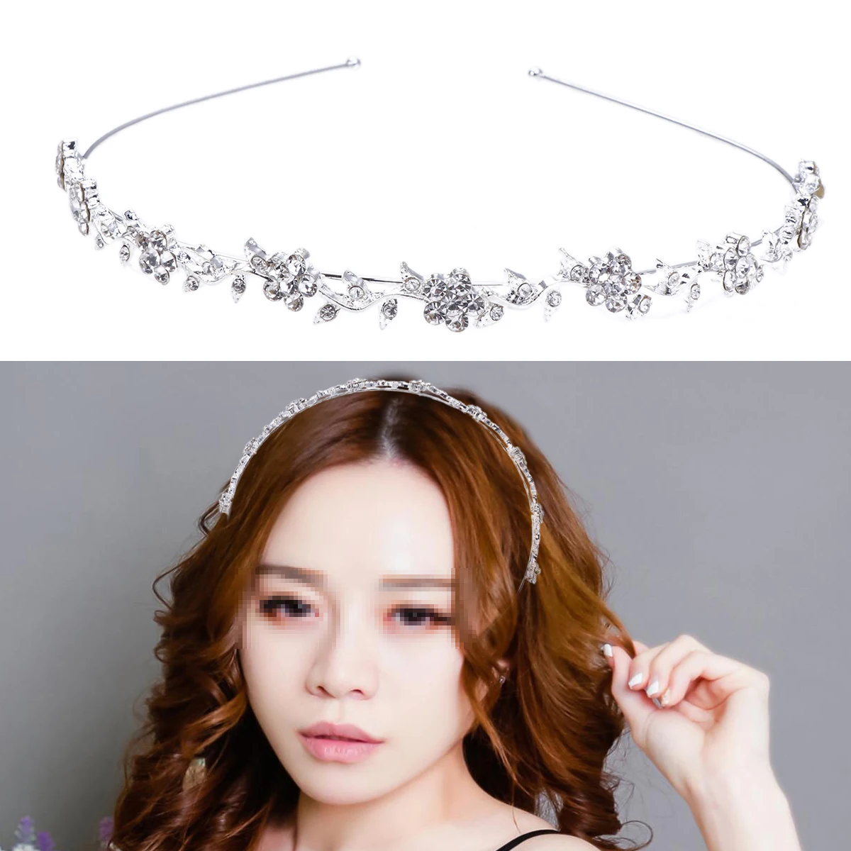 

Hairband for Women Elegant Wedding Bridal Headbands Hair Jewelry Sweet Charm Accessories Bride Photoshoot Tool