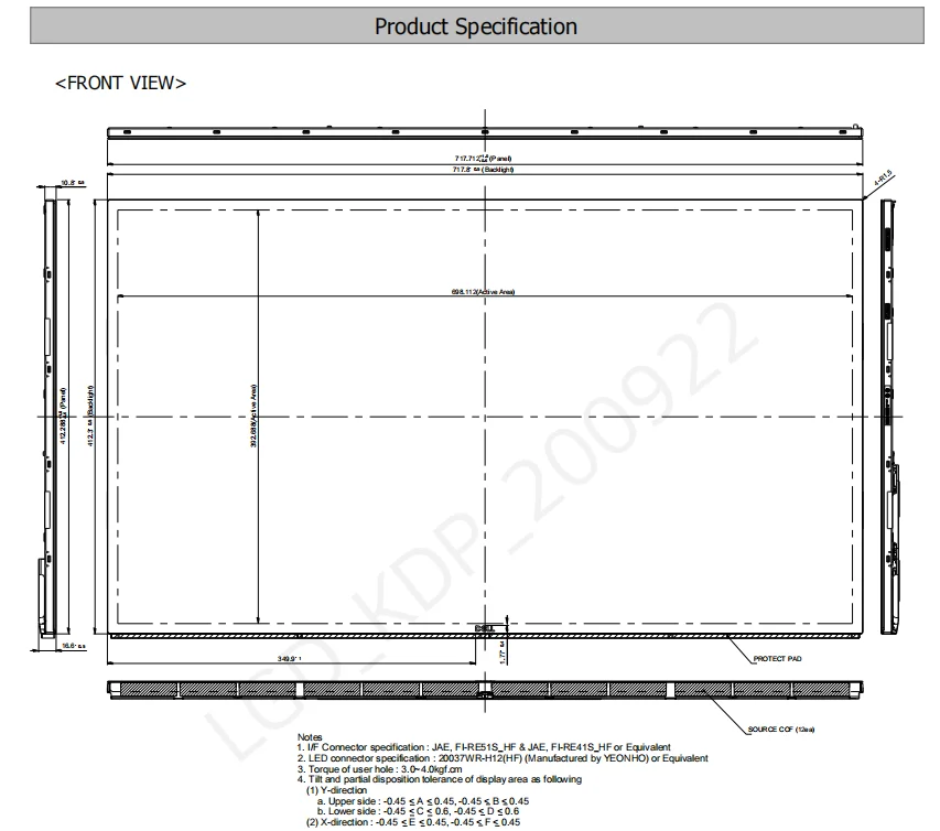 Lcd Module Lm315Qu1-Ssa2 With 32Inch 8K Super Ultra Hd  For Professional Designer Film Post-Production Displays