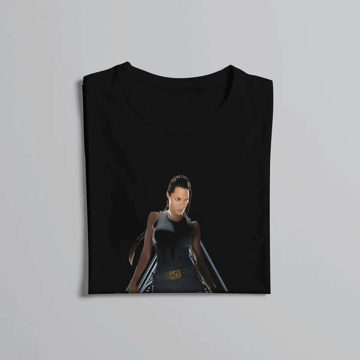 قبر رايدر-خمر القطن تي شيرت للرجال والنساء ، ملابس لعبة لارا