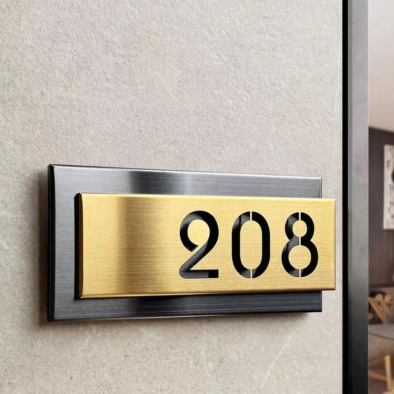 Custom  Modern door numbers. Apartment number sign. Hotel room numbers. Address plaque. House numbers
