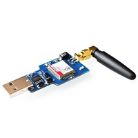 USB to GSM Serial GPRS SIM800C Module With for Bluetooth Sim900a Computer Control Calling With Antenna