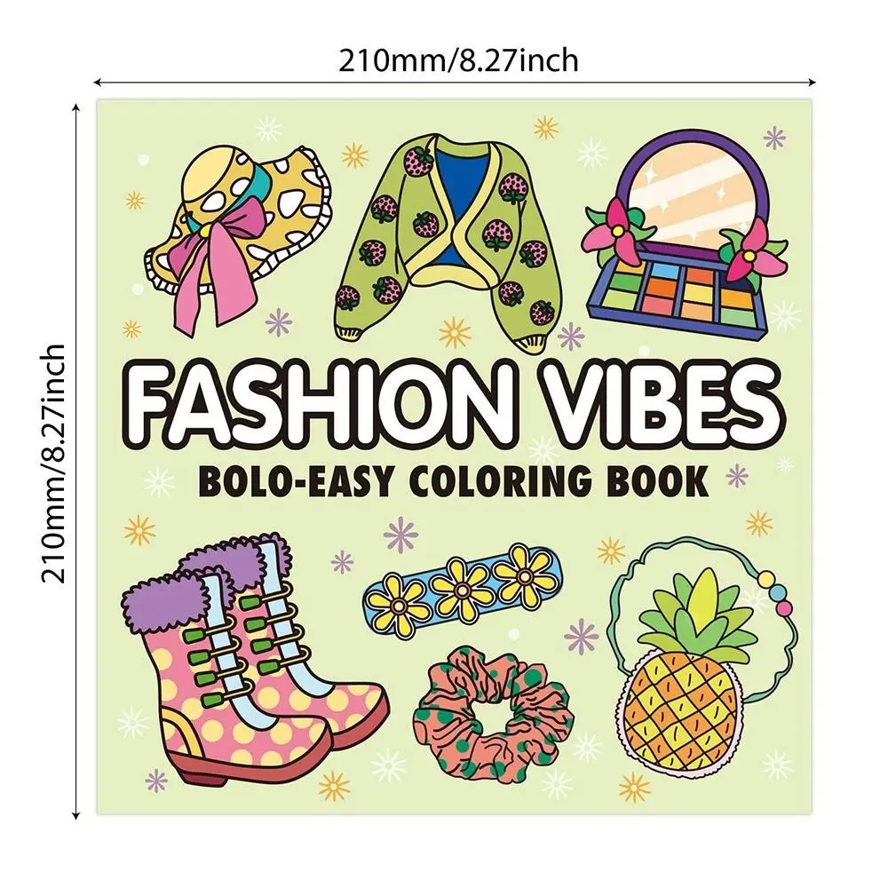 Cute Cartoon Coloring Book Stress Relief Educational Graffiti Painting Book Painting Gift Paperback for Adults And Teens
