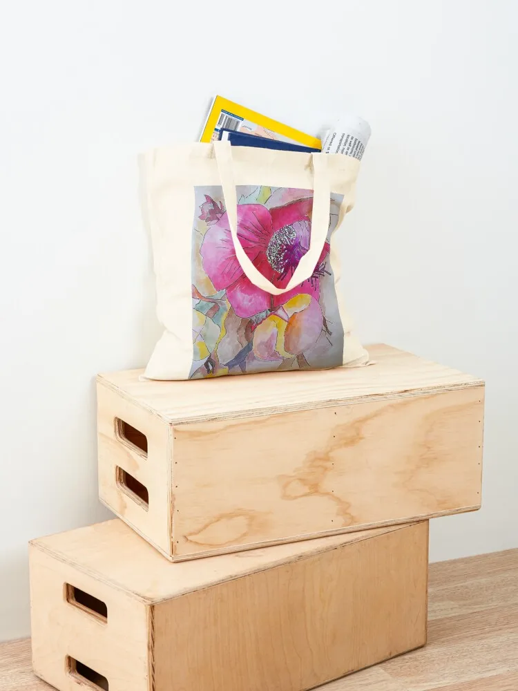 Tropical flower of Seychelles Tote Bag eco bag folding canvas bags tote bag men's shopping trolley