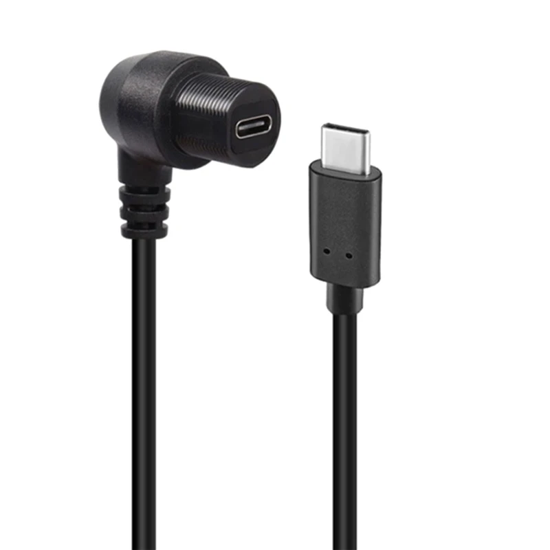 Premium TypeC Extension Wire 30cm For Quick File Transfer And Charging 83CF