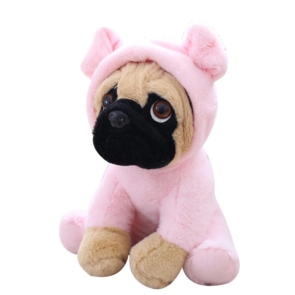 20CM Stuffed Simulation Dogs Plush Sharpei Pug Lovely Puppy Pet Toy Plush Animal Toy Children Kids Birthday Gifts