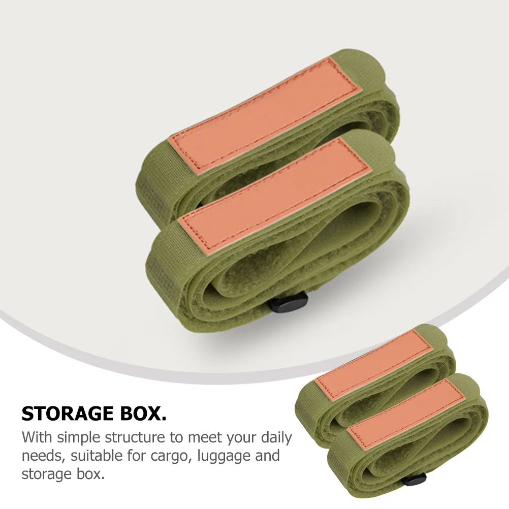 2 قطعة خيمة تخزين الأشرطة النايلون الأمتعة التعبئة حزام للتخييم التنزه السفر تجميع حزام مقاومة للاهتراء تحديد الفرقة #5