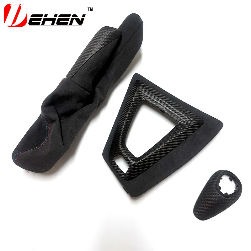 Real Dry Wet Carbon for BMW M2 F87 M2C  Alcantar Real Carbon Fiber Interior Parts Dashboard Decorative Cover 2014-2021