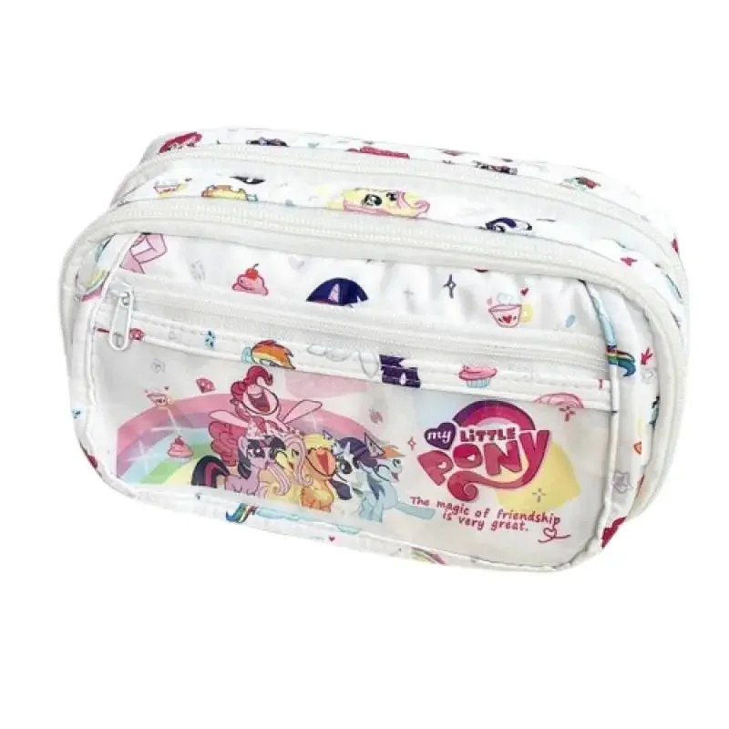 My Little Pony Ita Bag Pencil Case Large Capacity Multi Layer Organizer Cute Cartoon Design For School College