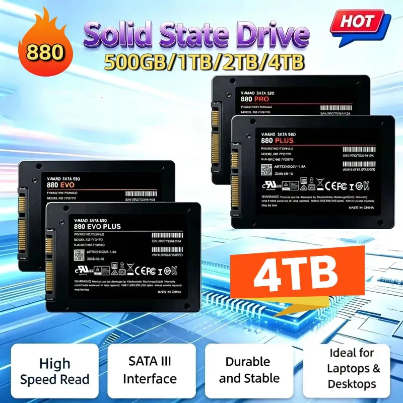 880EVO 880EVO 4TB Solid State Disk SSD High Speed 500G 1TB 2TB Internal HDD Hard Drive Sata3 2.5 Inch For Laptop Microcomputer Desktop - Aliexpress Deal