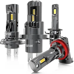2Pcs H4 9003 Hi Lo Beam LED Headlight Canbus 20000LM 100W High Power H1 H7 H8 H11 9012 LED Light Bulbs No Error 6000K CSP Chip