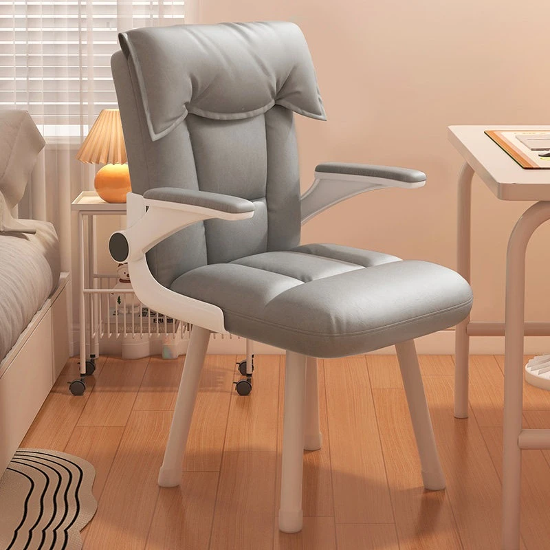 

sedentary comfortable office chair soft backrest movable Armchair Desk chair ergonomic silla de escritorio office furniture