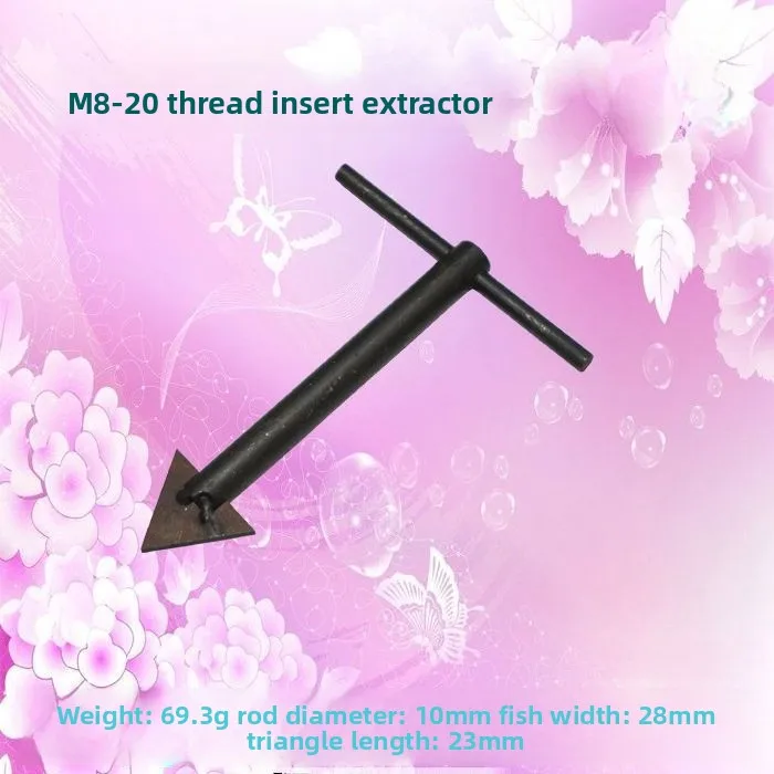 

Threaded Sleeve Remover, Handheld Thread Repair Insert Disassembly Tool
