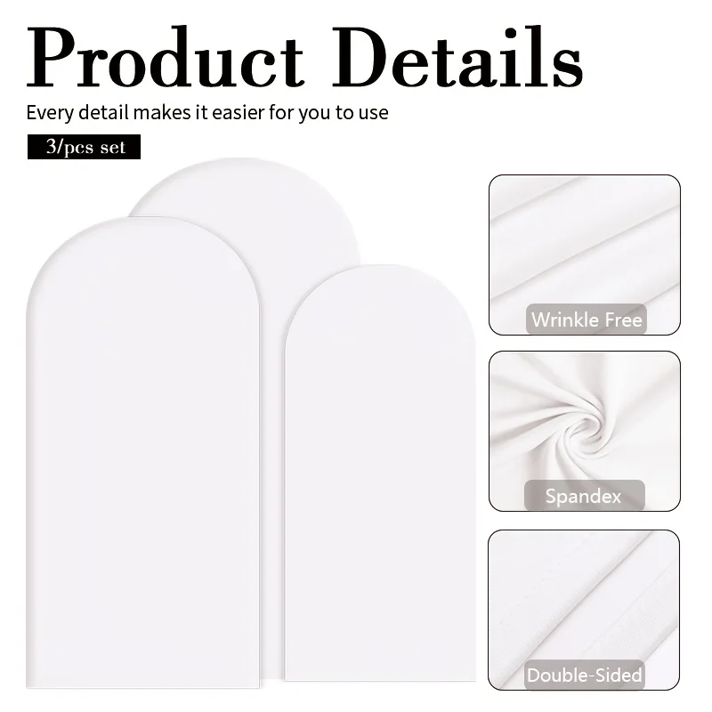 Three-piece Set Solid Covers Birthday Balloons Photography Backdrops Elastic Fabric Cover Wedding Decoration Party Supplies