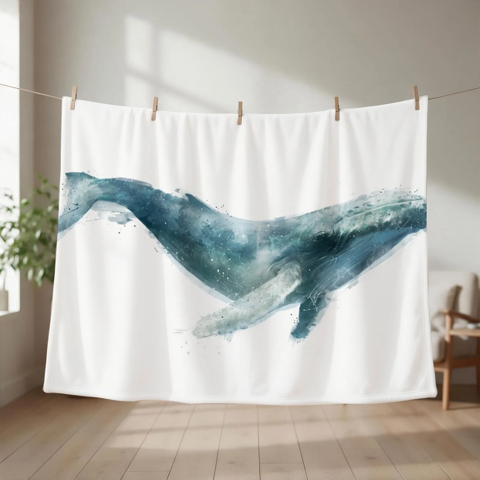 Humpback Whale Throw Blanket Soft Beds Extra Large Throw blankets and throws Sofa Throw Blankets