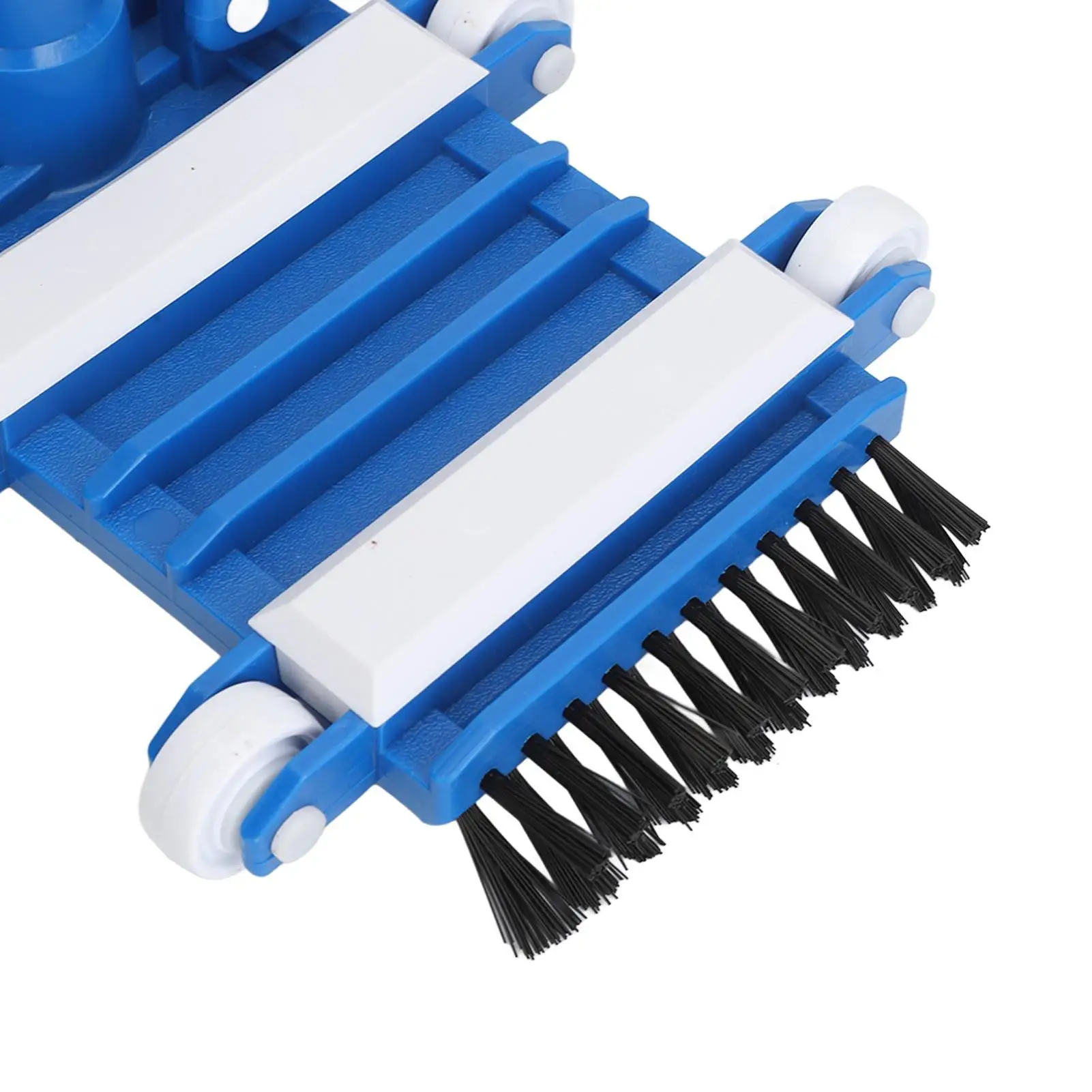 14in Eco-Friendly Swimming Pool Vacuum Cleaner Head with Bottom Brush & Wheels - Effective Cleaning Accessory