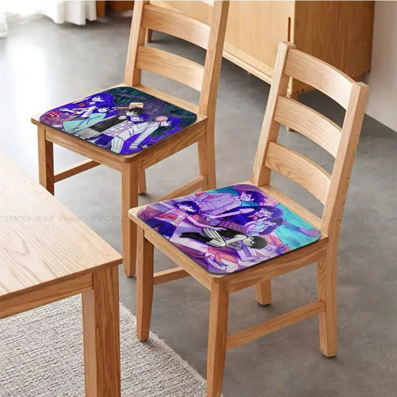 

Omori Anime Cushion Mat Art Stool Pad Patio Home Kitchen Office Chair Seat Cushion Pads Sofa Seat 40x40cm Stool Seat Mat