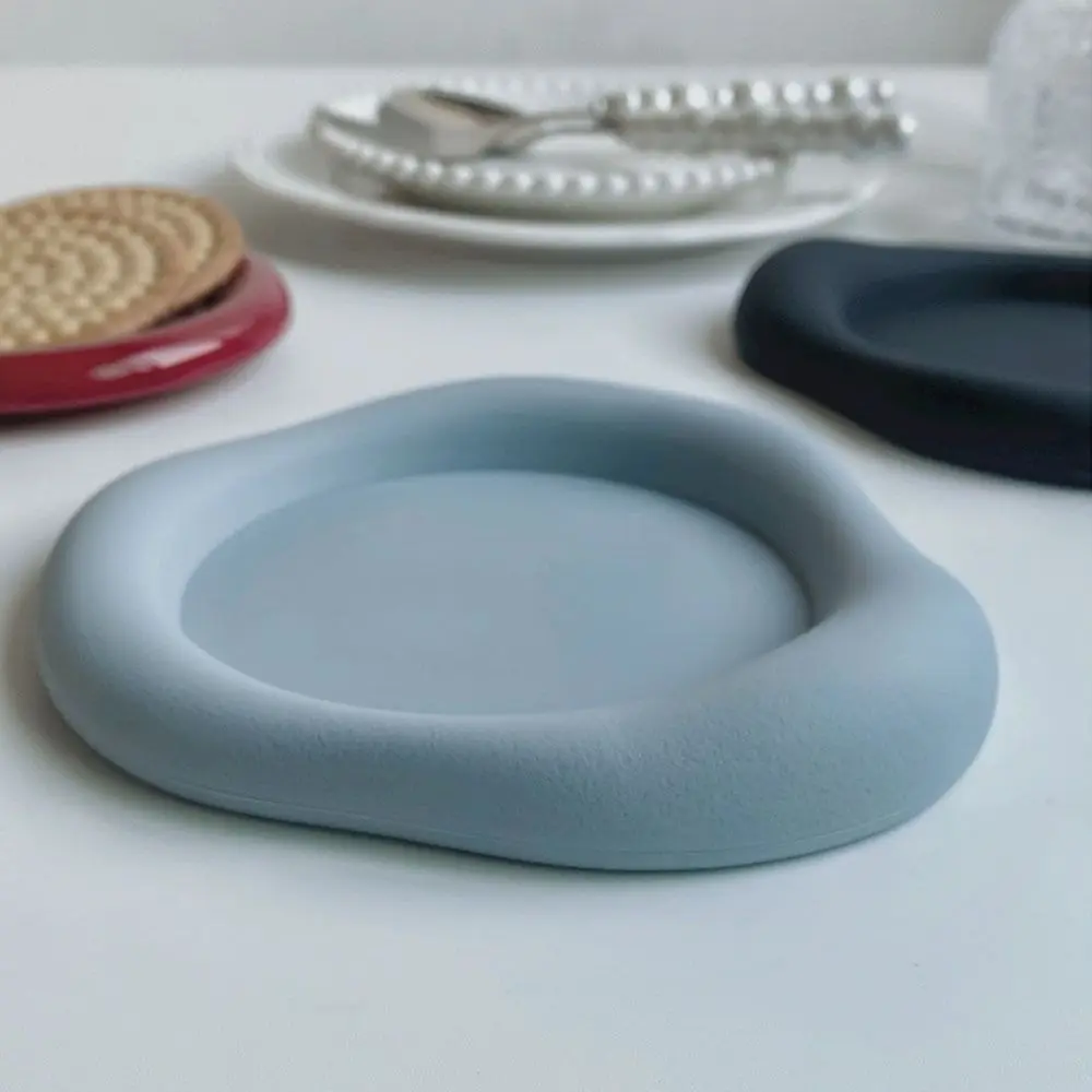 1Pcs High Temperature Resistant Cloud Silicone Coaster Thickened Table Protector Drink Cup Mat Jewelry Dish Tableware