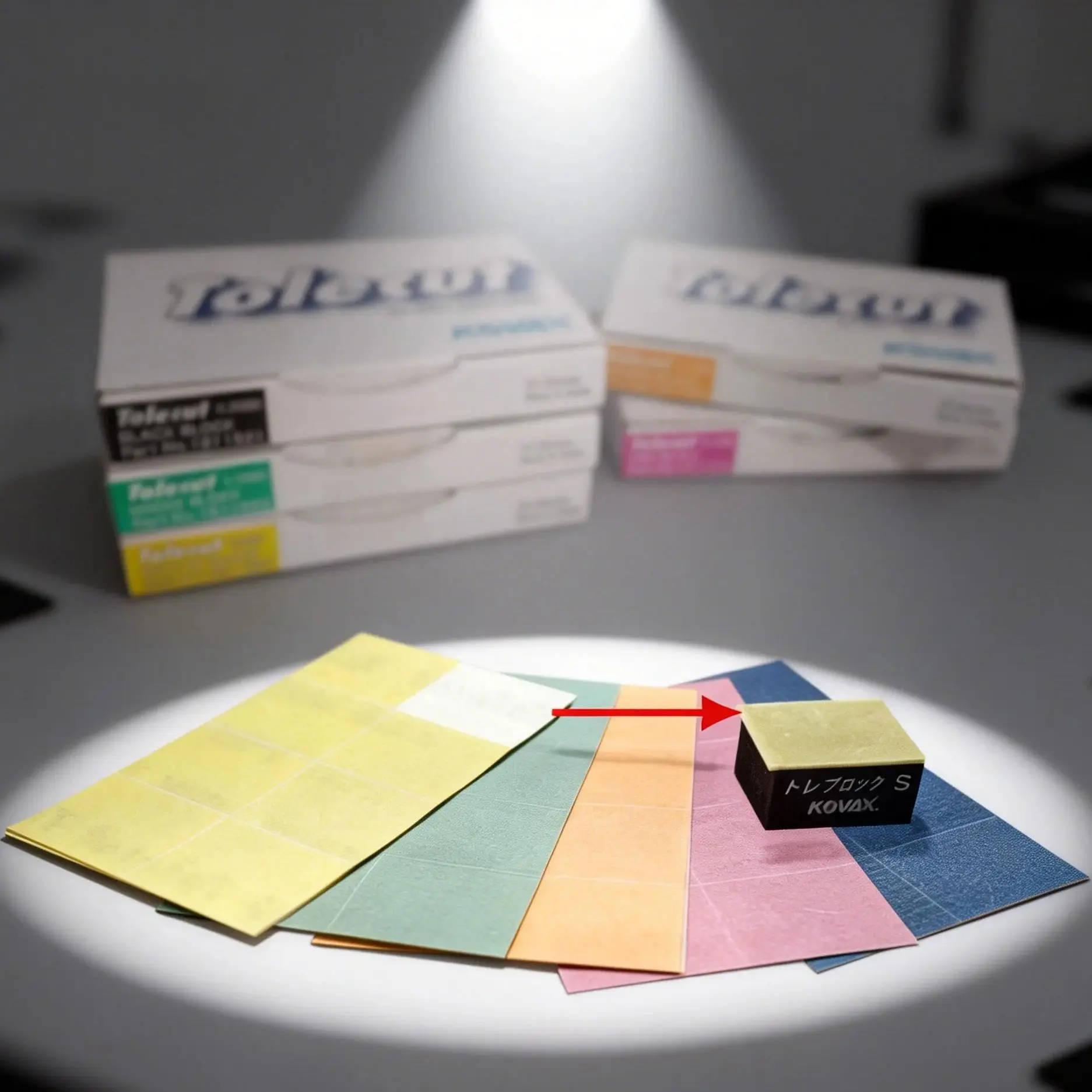 

KOVAX Toledout Beauty Repair Sandpaper Set - 8 Pieces Car Polishing Sandpaper Grains 800/1200/1500/2000/3000 for Smooth Finish