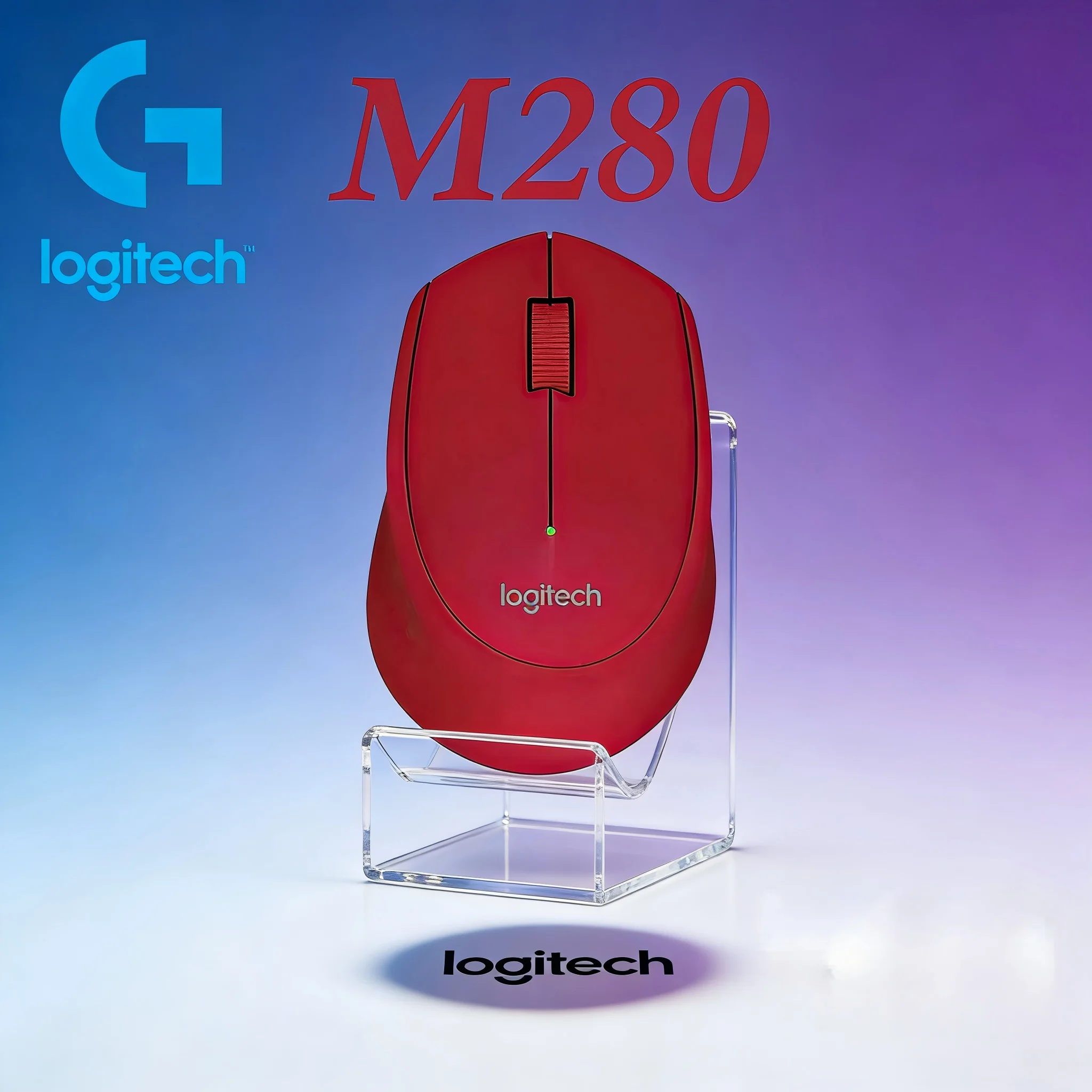 

Logitech M280 wireless dual-mode portable mouse, suitable for business travel, commuting, and office travel, super smooth
