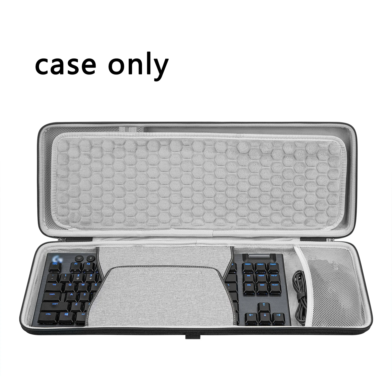 

Geekria TKL Keyboard Case for Logitech G915 TKL Keyboard + G502 Mouse Combo Case, Hard Shell Carrying Bag for 87-key Keyboards