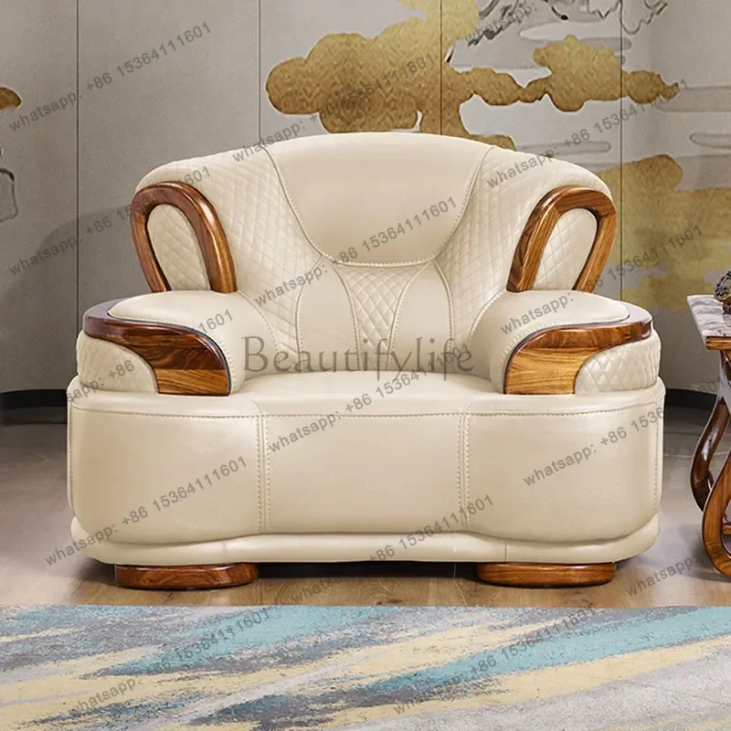 Foam Luxury Modern Sofa Chair Living Room White Solid Wood Nordic Sofa Lazy Lounge European Woonkamer