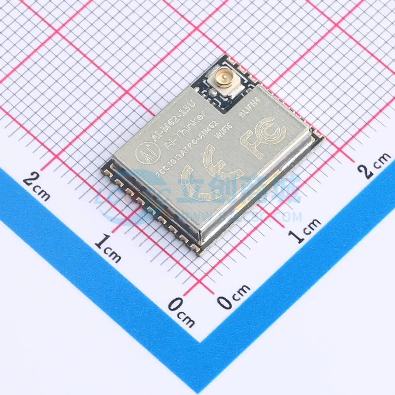 4pcs Ai-M62-13U SMD 18x14mm BL616 I2C UART SPI PWM USB I2S 2.4GHz WiFi Wireless Module for Smart Home System