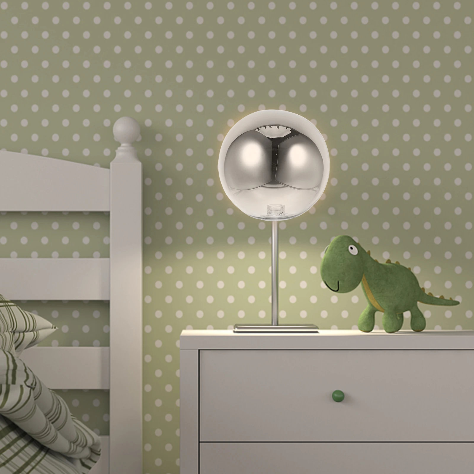 

Glass Small Lamp Shade Elegant Round Pendant Lamp Shade Replacement for Living Room Bedroom Decorative Lighting Cover