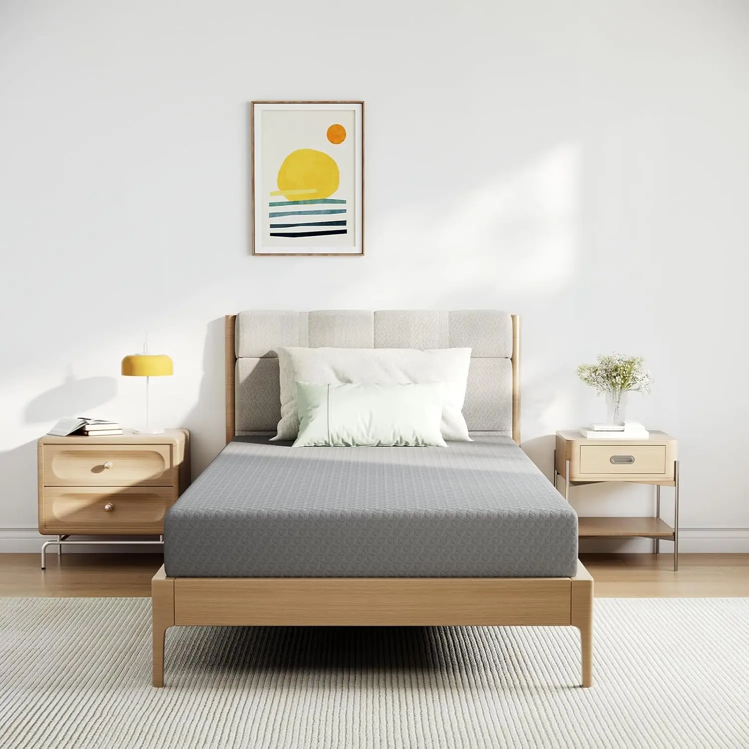 

Twin Mattress for Kids, 5 Inch Twin Size Mattresses with Gel-Infused Memory Foam & Pressure-Relieving Foam for Cool Touch