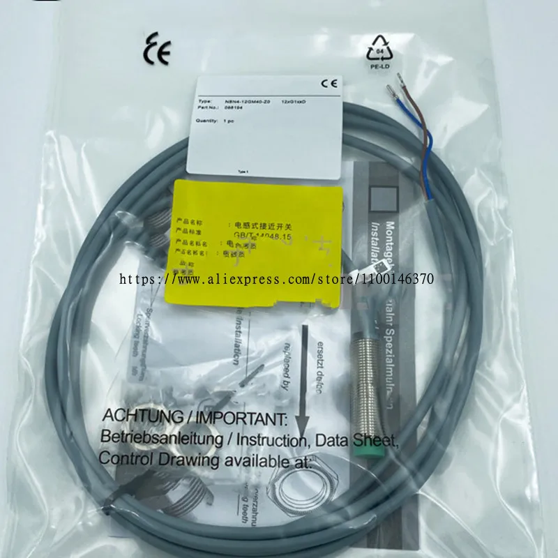 

3Pcs New High Quality Pepperl+Fuchs Proximity Switch NBN4-12GM40-E0 NBN4-12GM40-E2 NBN4-12GM40-Z0 NBN4-12GM40-Z1