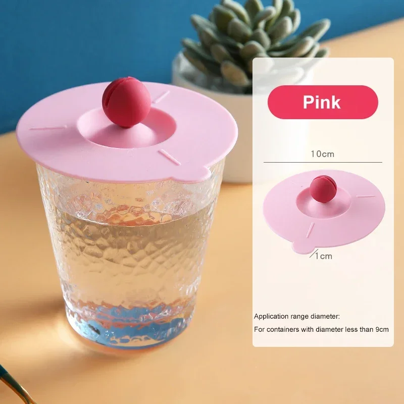 Multi Purpose Silicone Cup Lid with Stirring Spoon Holder Dustproof Ash Resistant Simple Life Multi Functional Soft Gel Cup Lid view 5