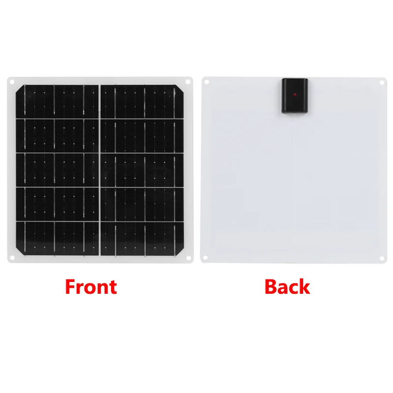 Portable Solar Panel USB Solar Cell Power Bank for Mobile Phone Home Outdoor Emergency Charging Hiking Fishing Cycling Camping