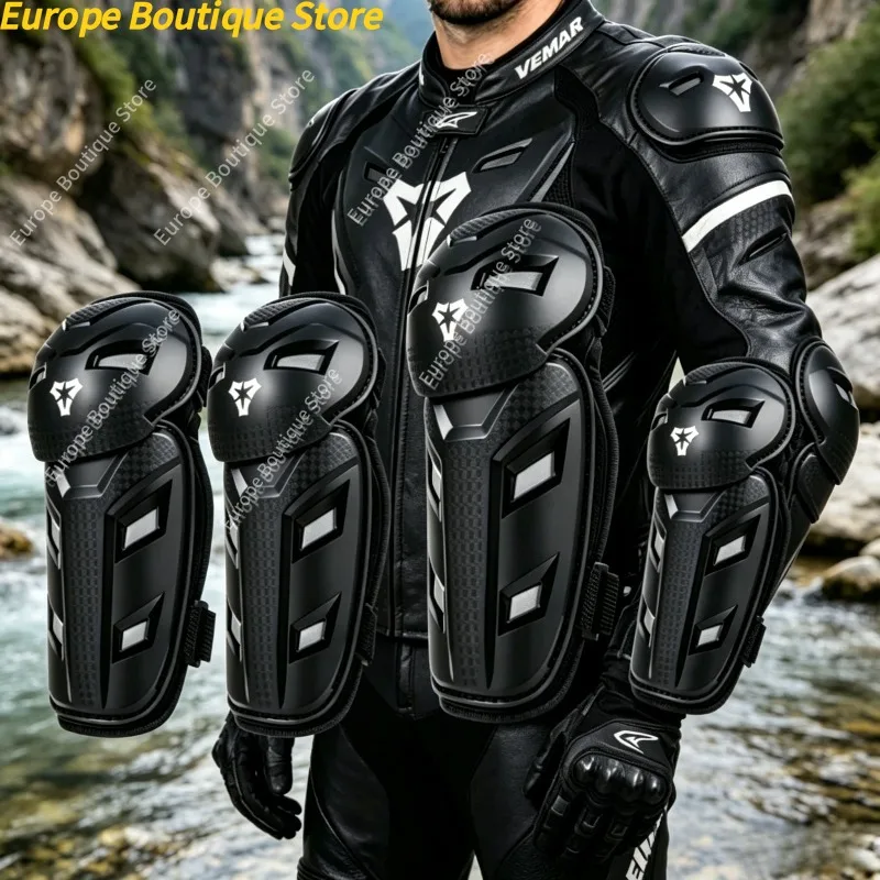 

Motocross Racing Kids Knee Elbow Guard Set Summer Motorcycle Leg Protection Anti Fall Breathable Gear For Children