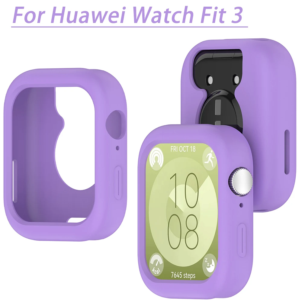 Neue TPU-Hülle für Huawei Watch Fit 3, weiche und leichte Silikon-Schutzhülle, Sport-Uhrenschutzzubehör